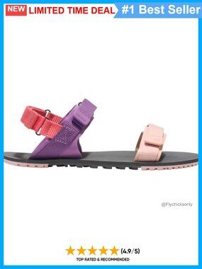 Barefoot Athletic Sandals Zero Drop Adjustable Straps Hook & Loop